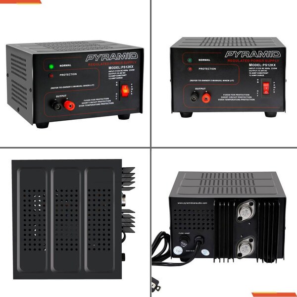 Main product image for Pyramid PS12KX 10 Amp Power Supply 13.8 VDC 10A 120-535